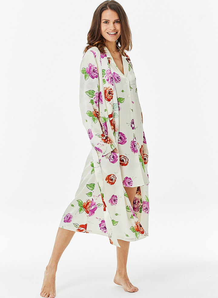 Sleepshirt Nachthemd Stella aus reiner Seide