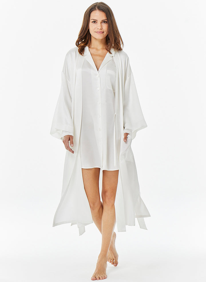 Sleepshirt Nachthemd Stella aus reiner Seide