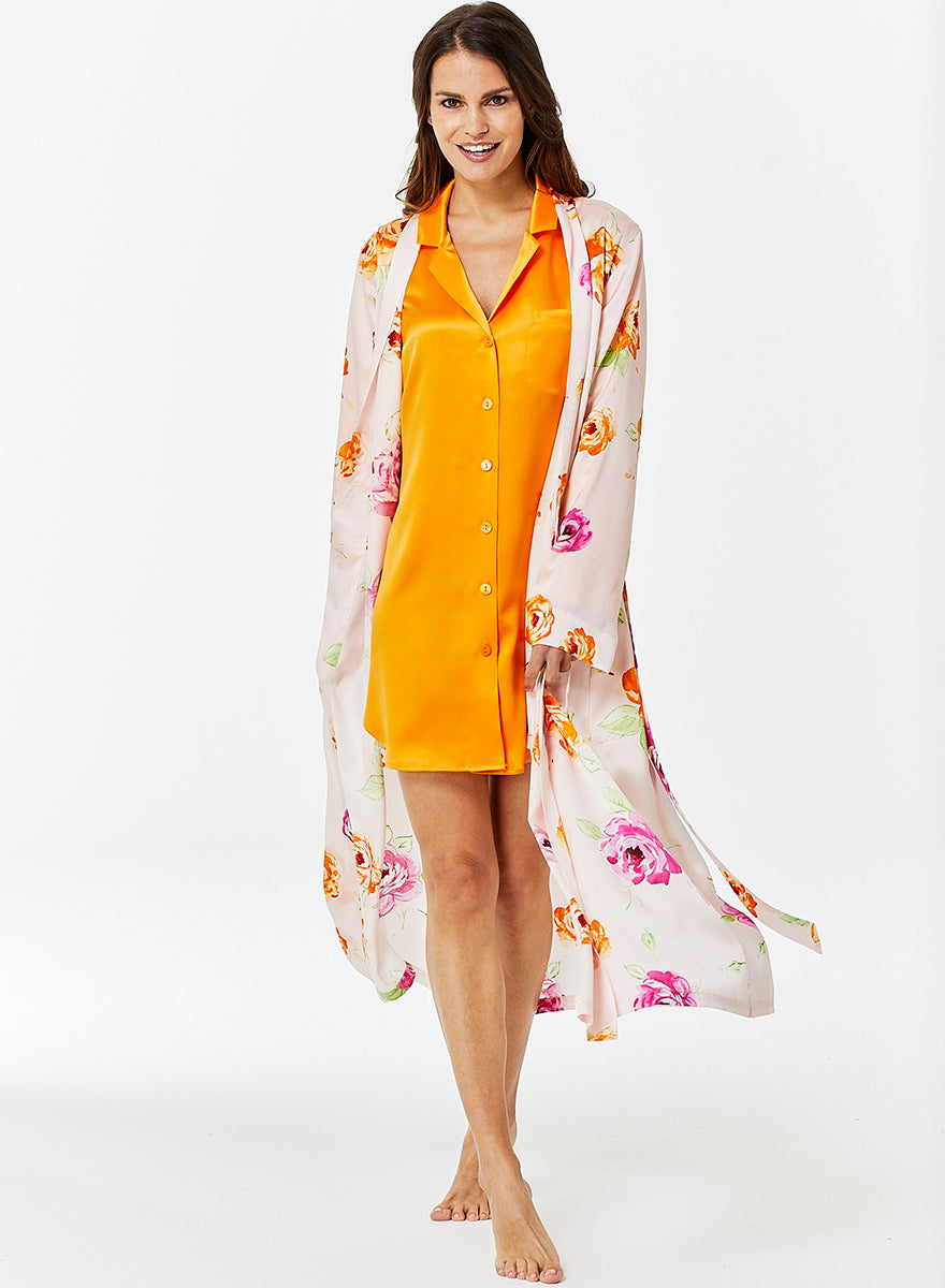 Sleepshirt Nachthemd Stella aus reiner Seide